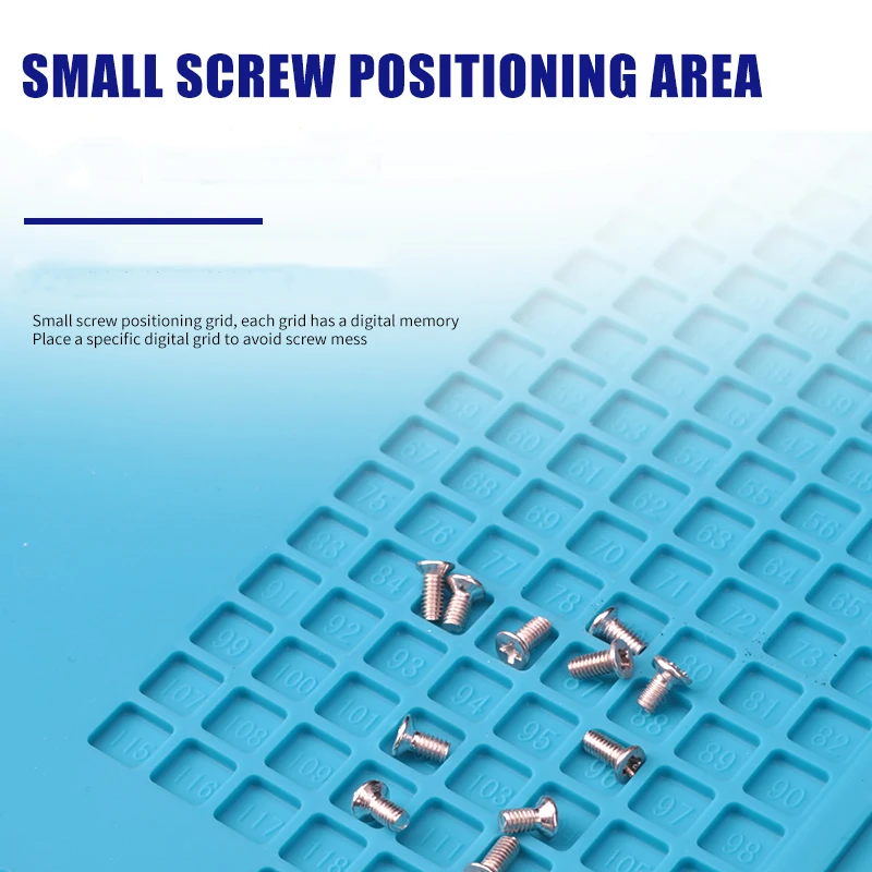 MECHANIC V series Multi-function Storage Repair Working Mat for Phone Maintenance Soft Heat Insulation Motherboard Fixing Pad