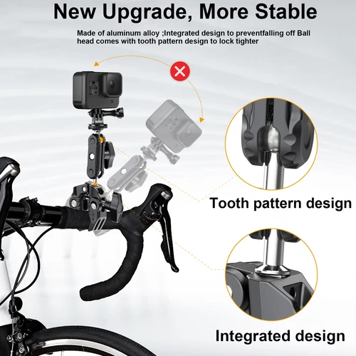 Imagen 2 del producto Abrazadera de brazo mágico para cámara SLR Ulanzi R094, ajustable con orificio de tornillo de 1/4 ''y 3/8'', soporte súper para Monitor LCD, luz LED