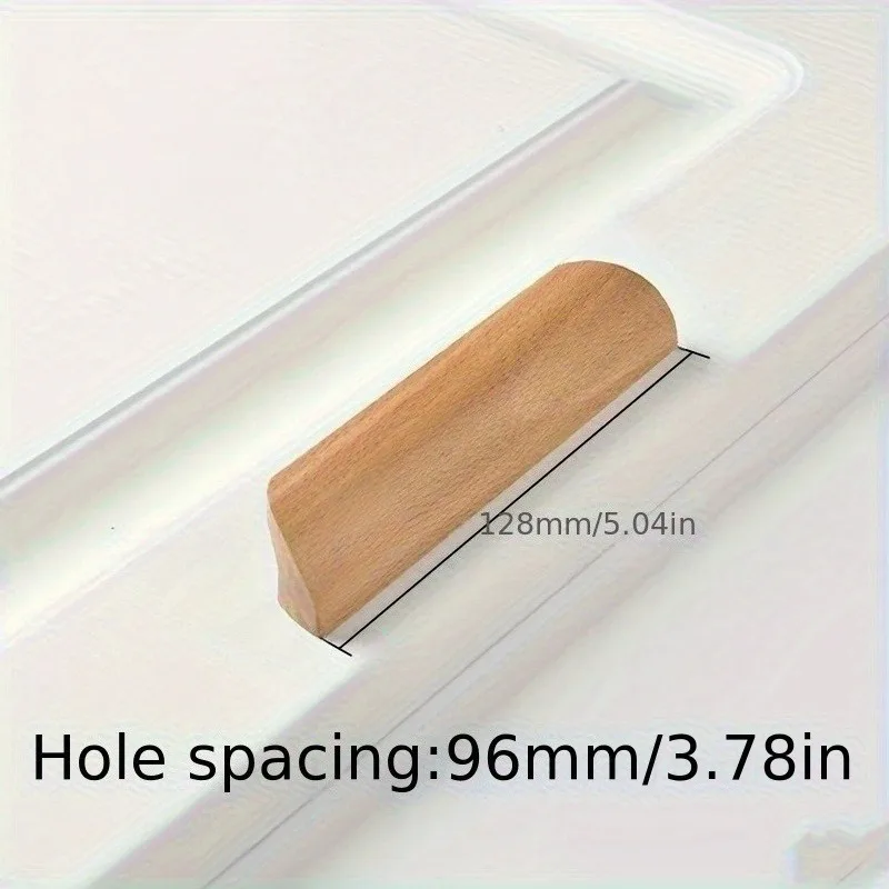 Wooden Furniture Handle Drawer Pulls Nordic Cabinet Solid Wood Handles Environmental Friendly Wardrobe Knob