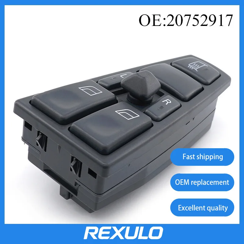 20752917 Suitable for Volvo Trucks 24v glass lifter switch, cross-border truck window switch