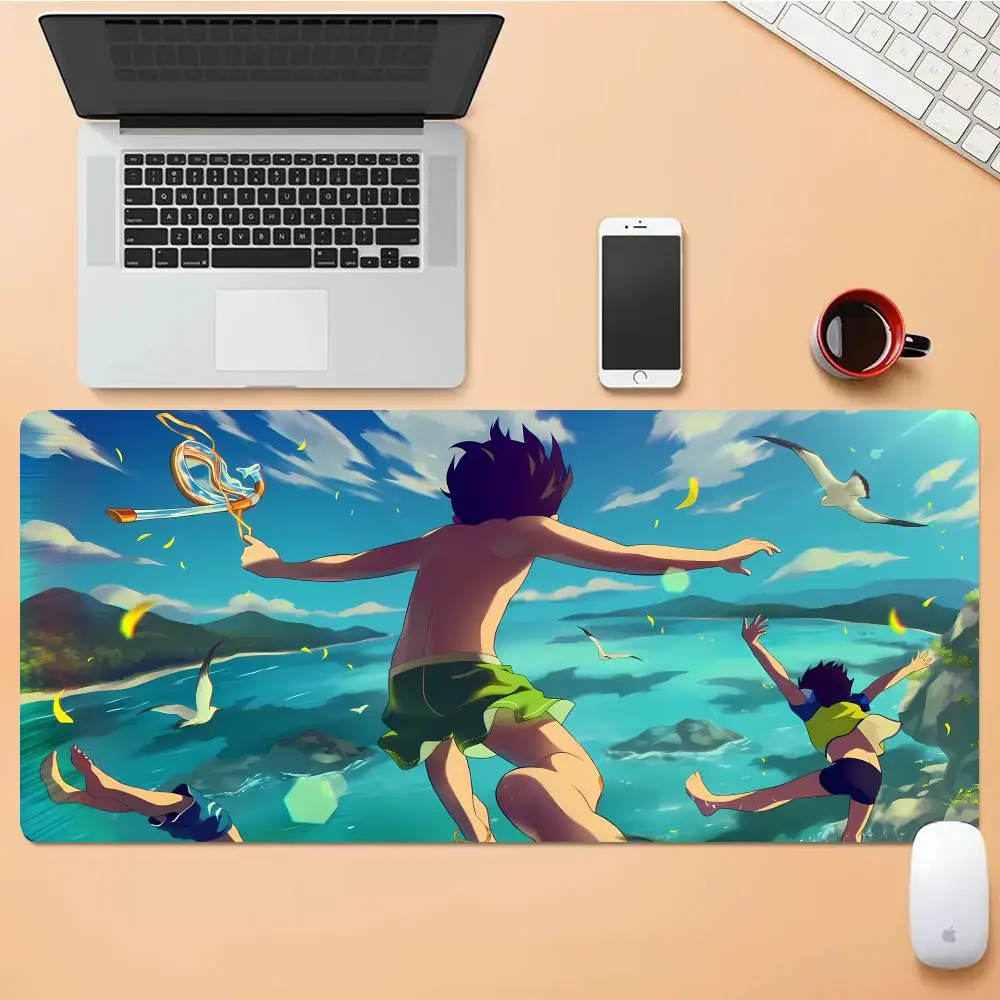 

Play In The Water Mouse Pad Desk Mouse Pad Cute HD Desk Pad Extended Gaming Keyboard Mats Large XXL Gamer Mousepad 90x40