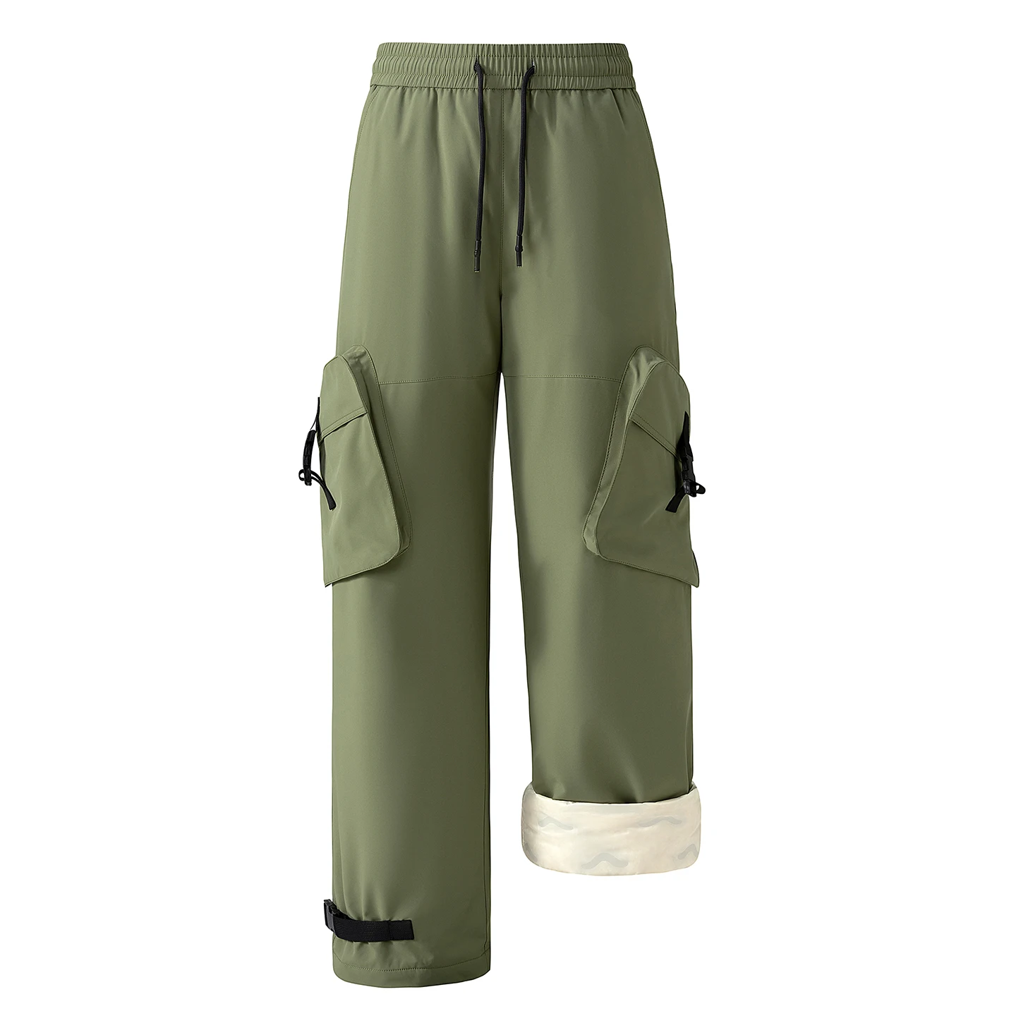 

Men's down Trousers 2025 Outerwear Winter New Sle Warm Windproof Casual Du down Long Pants Polyester Fiber 00%