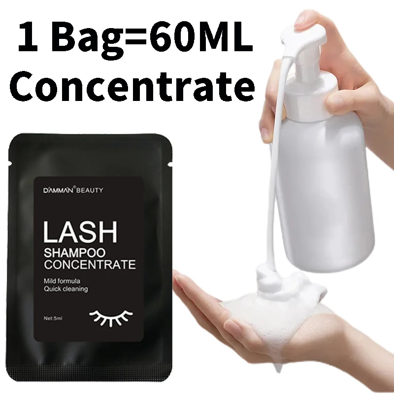 New Concentrate Mousse Eyelash Shampoo Gentle Remove Eyelashes Grafting Extension Eyelashes Mousse Foam Eyelash Dedicated Cleane