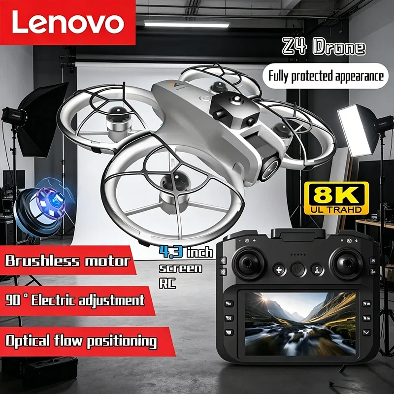 

Lenovo Z4 4K Professional Drone WIFI 5G Long Life Brushless Motor Obstacle Avoidance Altitude Hold Headless RC Quadcopter Toy