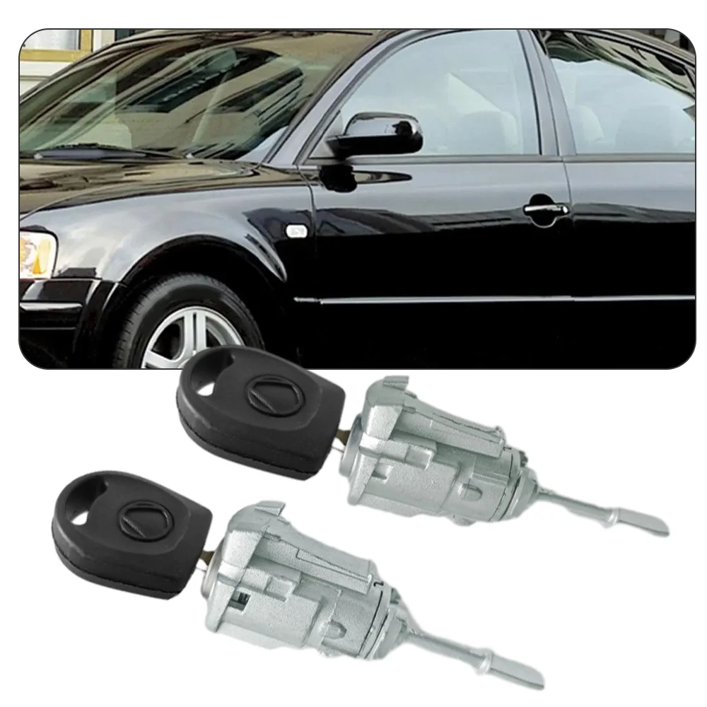 

Front Left Right Door Lock Barrel Cylinder with 2 Keys for VW PASSAT B5 Decoy SEAT AROSA Toledo LEON 3B0837167 3B0837168