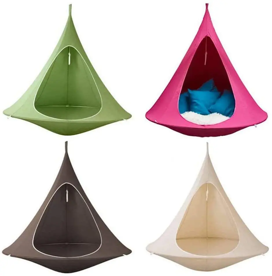 

hot sale camping outdoor courtyard Oxford cloth patio hammocks swings chair
