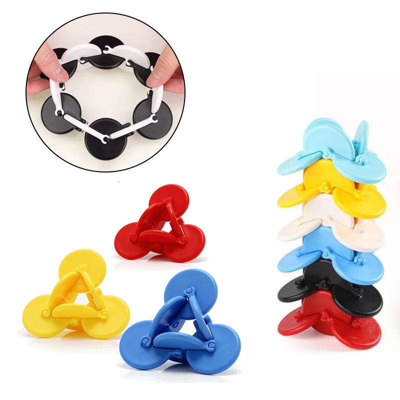 Flip Loop Adult Stress Relief Toy Twist and Turn Music Circle Wrap Toy Stress Relief Ring Fidget Roller Flip Stress Relief Toy