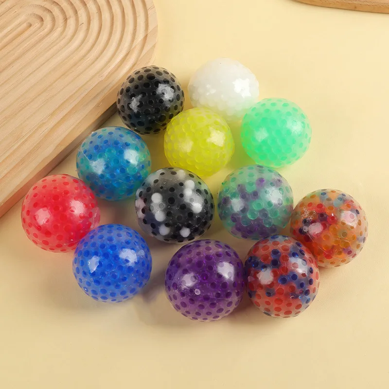 2 unid/bolsa pelota de ventilación para apretar, pelota de uva colorida con pellizco de goma suave, juguete para aliviar el estrés, recuerdos de fiesta, suministros para fiesta de cumpleaños para niños, regalo