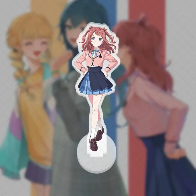 Gakumasu Gakuen Idolmaster Saki Hanami Kotone Fujita Temari Tsukimura Acrylic Stand Figure Hanging Accessories