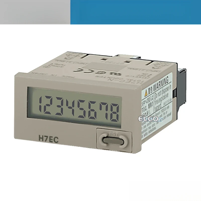 Omron Automation - H7EC-NFV - Counter, Totalizer. 7 Segment LCD, 24-240VAC/VDC multi-volt in Omron Automation - H7EC-NFV - Counter, Totalizer. 7 Segment LCD, 24-240VAC/VDC multi-volt in