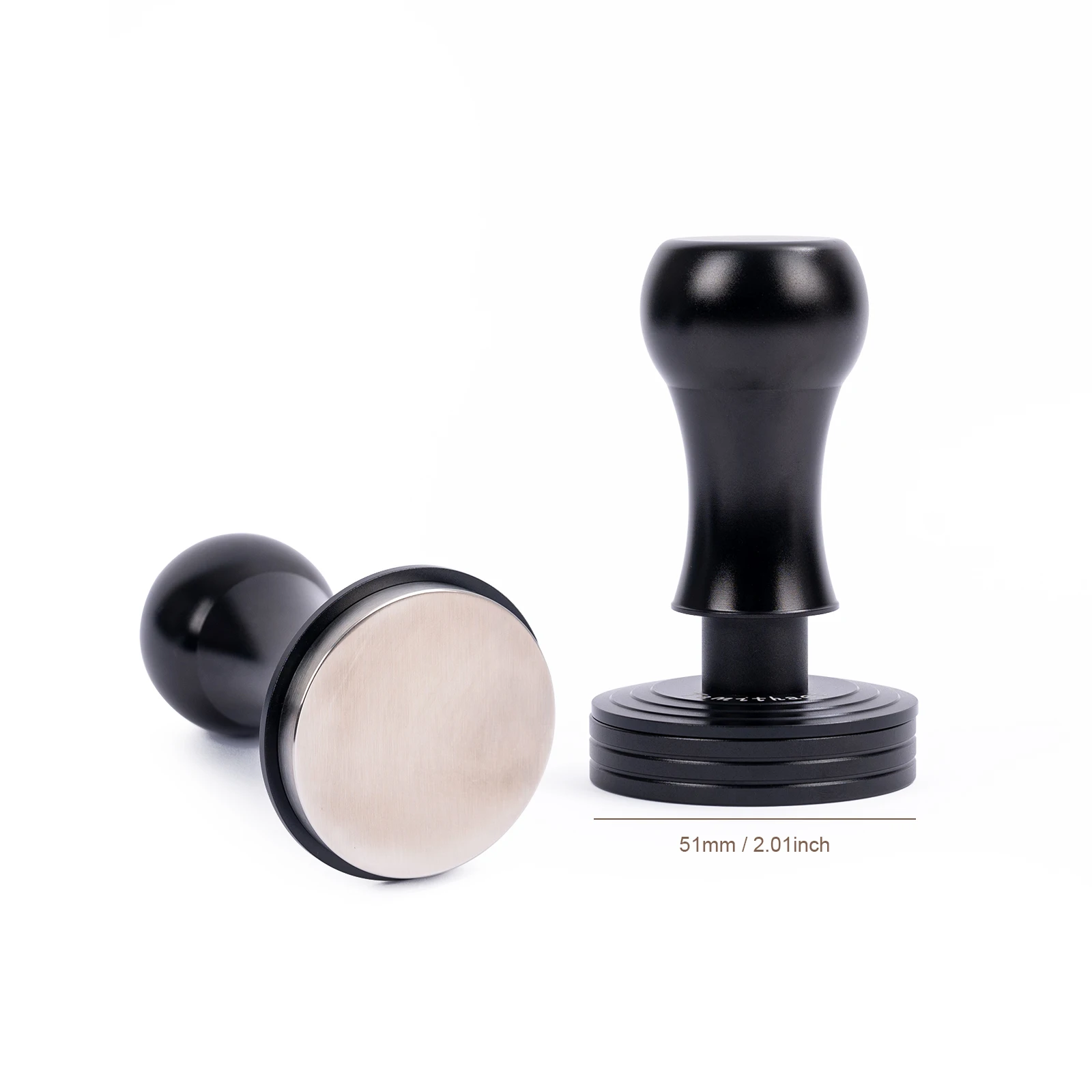 مطحنة القهوة من الفولاذ المقاوم للصدأ أداة احترافية لـ Baristas 53.3 مم 45.5 مم 58 مم 58.5 مم المقاسات المتاحة