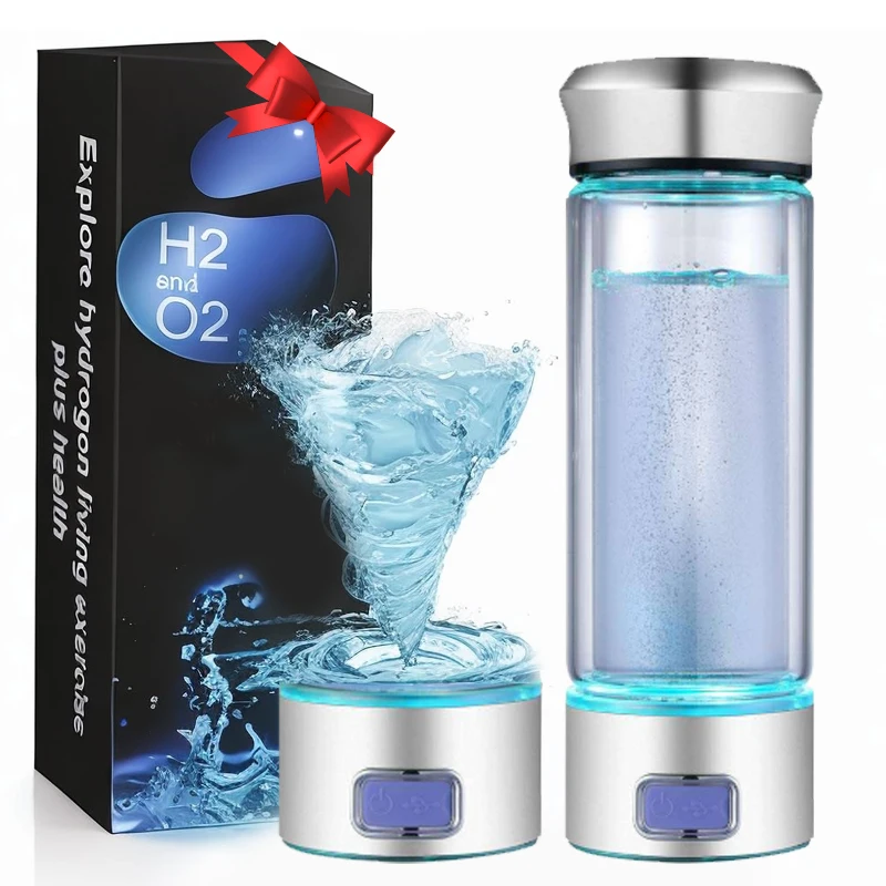 

1200PPB Nano Rich Hydrogen Water Generator Bottle SPE PEM Hydrogen Oxygen Separation Alkaline Anti Aging Ionizer H2 Water Cup