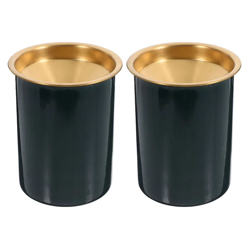 

2Pcs Mini Portable Tray Ash Tray For Car Ashtray Home Auto Detachable Car Ashtray For Women Cute Stainless Use