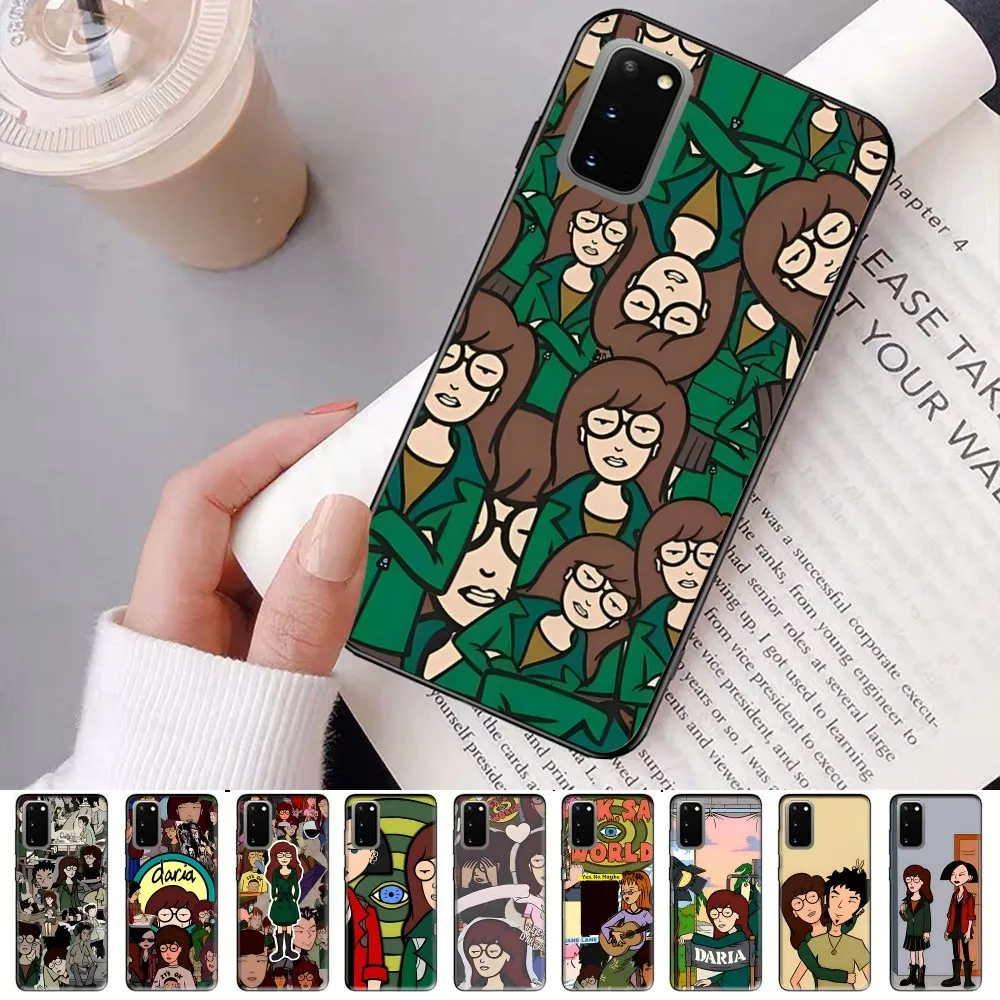 Cartoon D-Daria Phone Case For Samsung S 9 10 20 21 22 23 30 23 24 plus lite Ultra FE S10lite Fundas