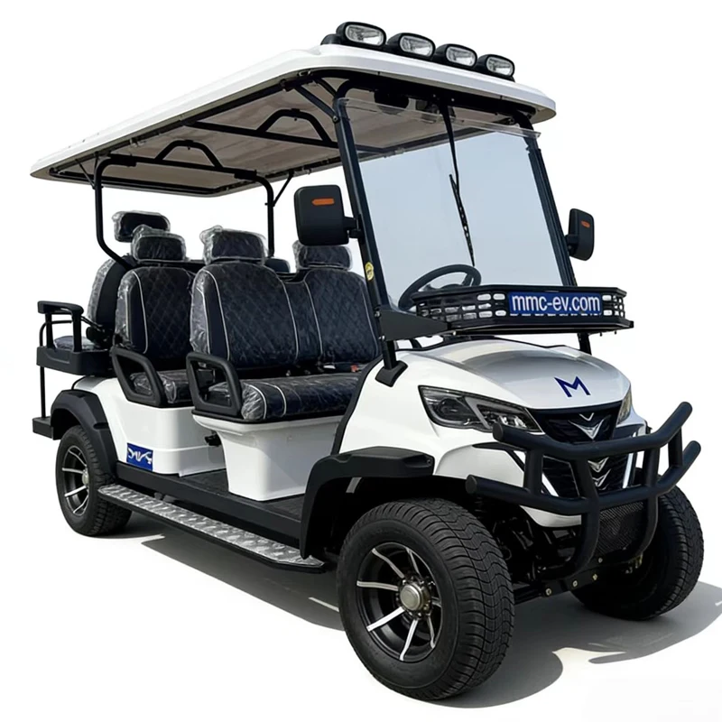 Customizable Solar Panels Electric Golf Cart 4000/5000/7000W 48/60/72V Lifted Off-Road Buggy 2/8 Seater - Eco-Friendly Golf Cart