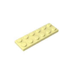Gobricks GDS-512 Platte 2 x 6, kompatibel mit Lego 3795 Teile Kinder-DIY-Baustein, Partikelplatte zum Selbermachen