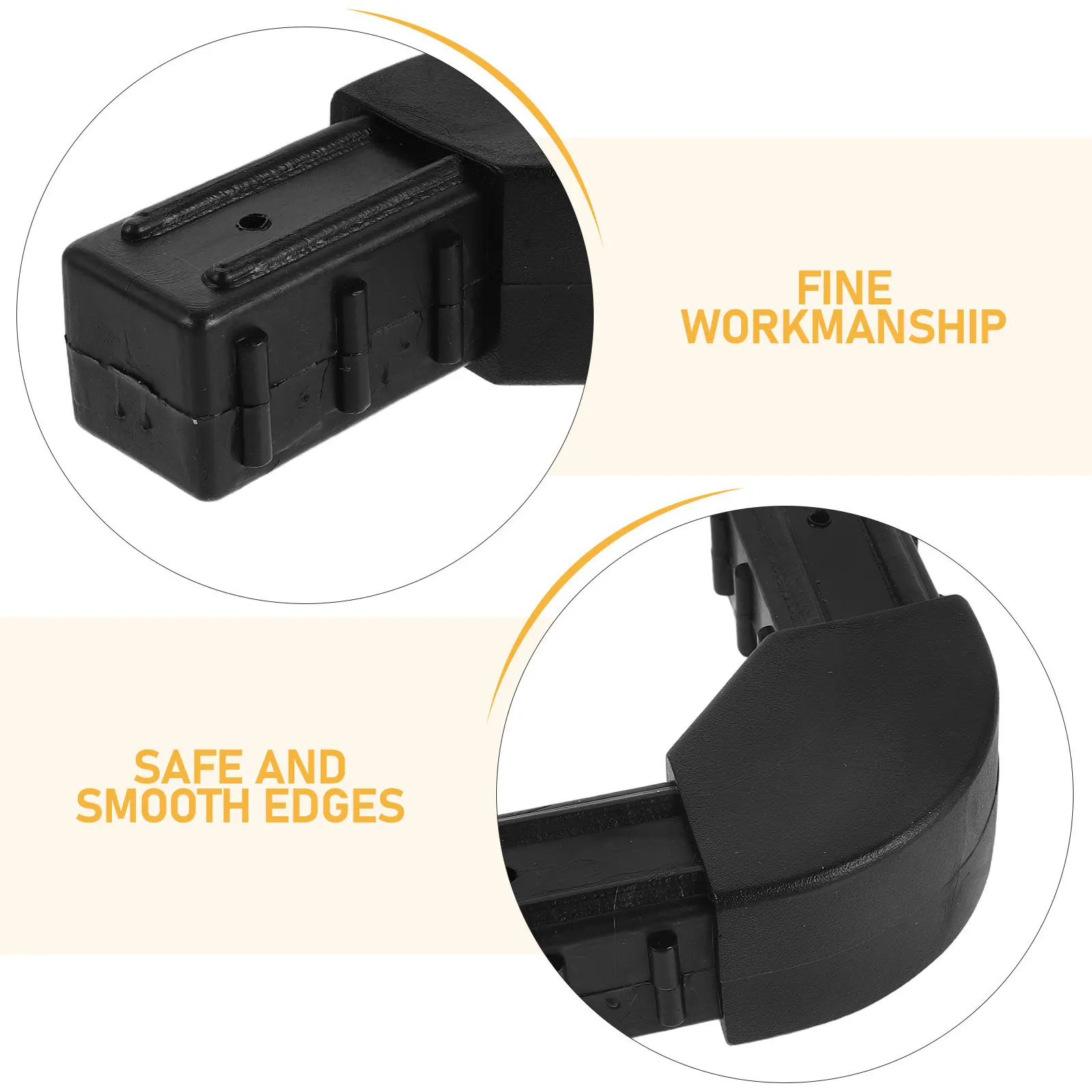 4 PCS Rib Bed Splicing Elbow Frame Joint Adapter Corner Connector Support Fitting PE Angle for Tube