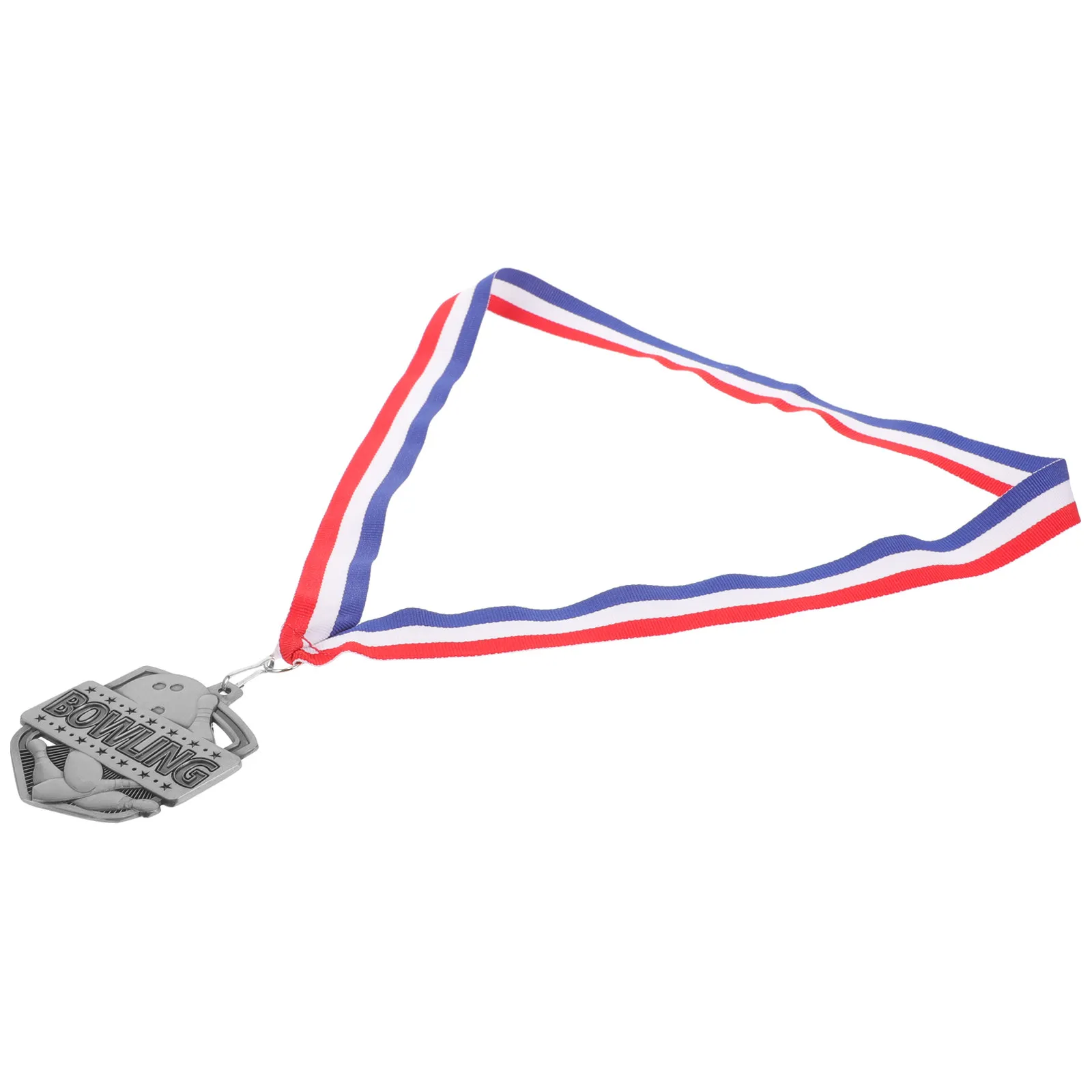 

Creative Bowling Medal Decorative Round Hanging Sports Medal Ribbon for Competition Awards Reward Bowling Medals