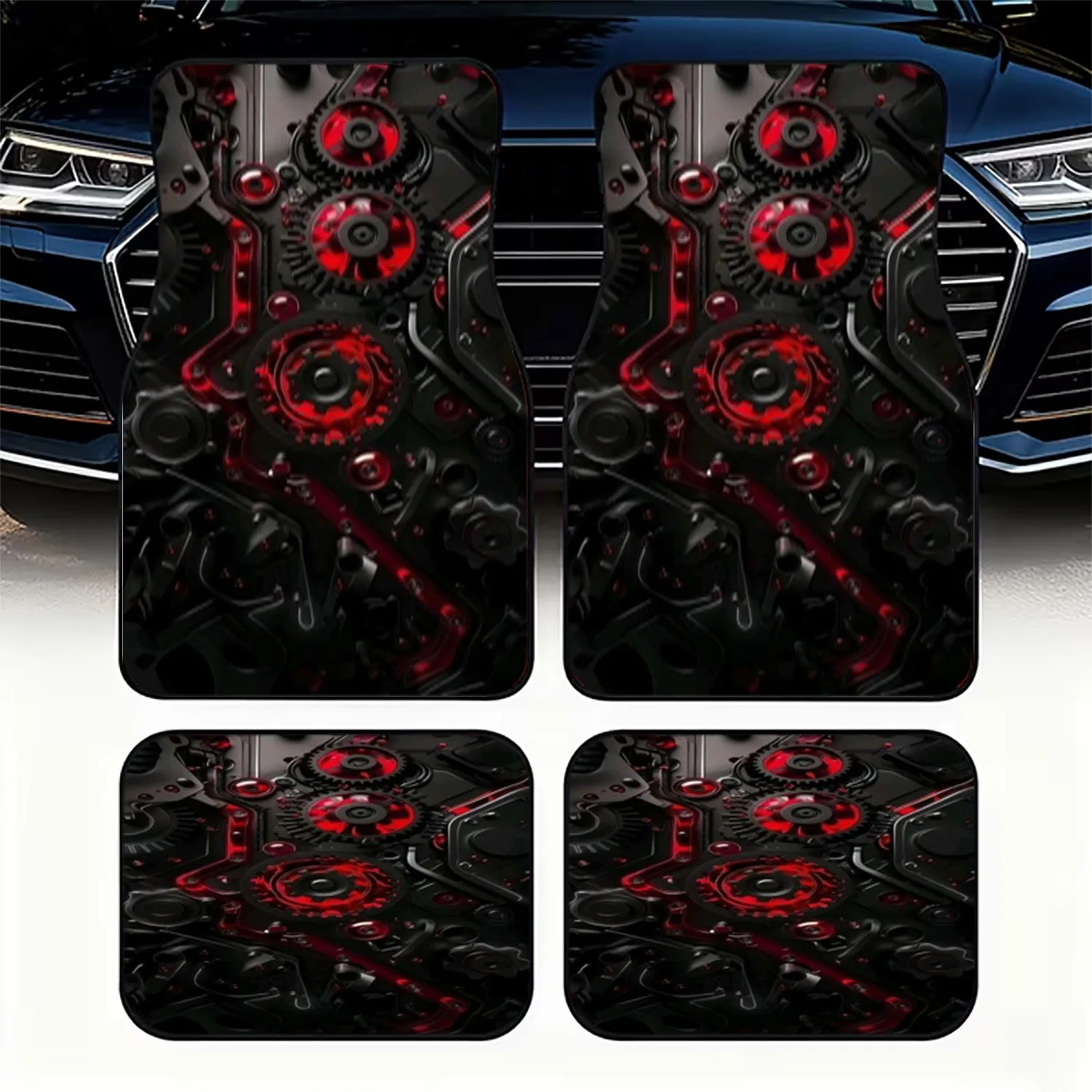 4pcs Car Floor Mats, Futuristi - đánh giá và giá Interior Design Industrial Style