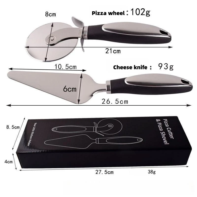 

1/2 шт. нож для пиццы из нержавеющей стали, нож для сыра, профессиональный нож для пиццы, колесо с нескользящей ручкой для пиццы, вафель, печенья