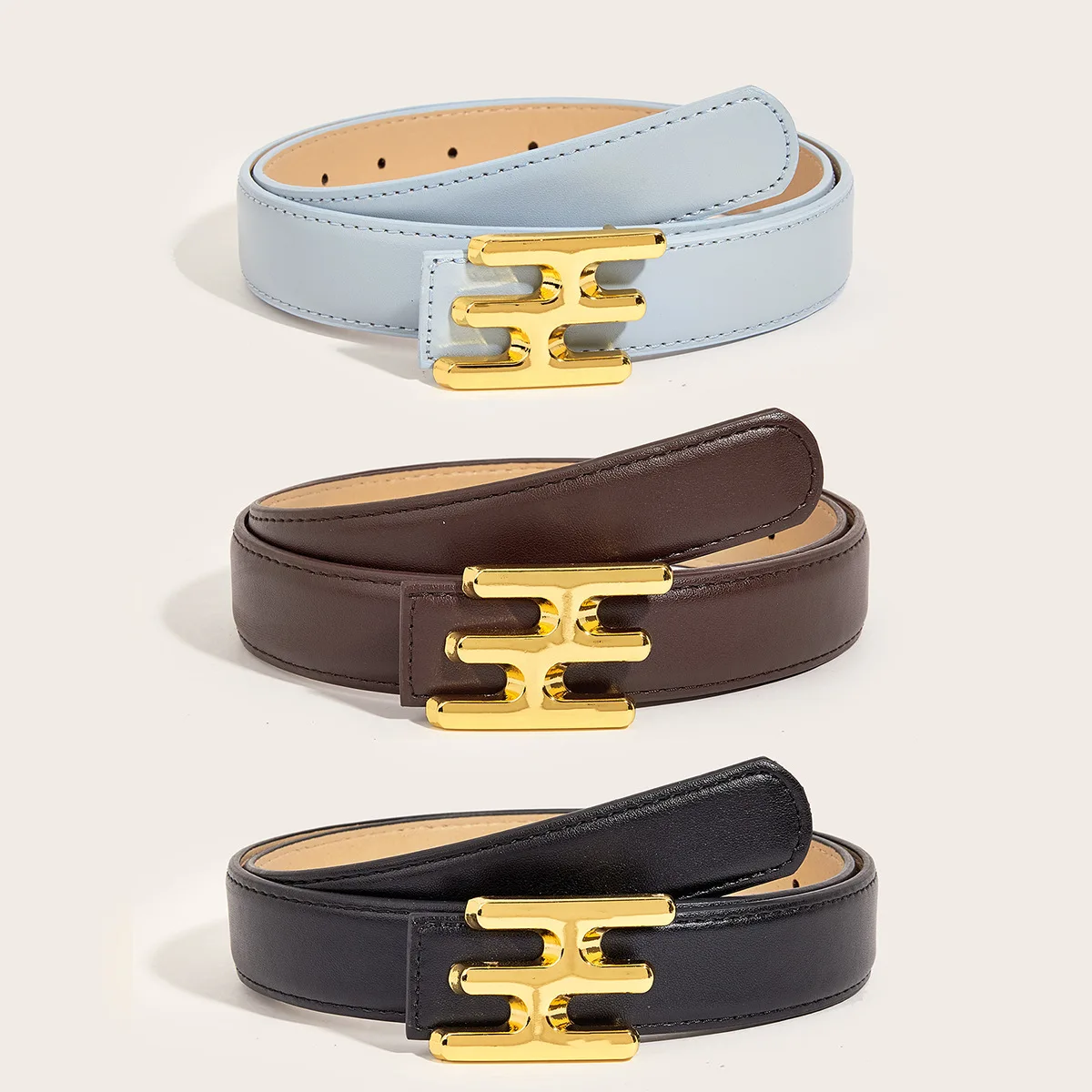 

New Wide 2.8cm Genuine Women Belt Luxury Brand Design Thick Waist lady Belt Reversible Dress Party Belt for women jeans