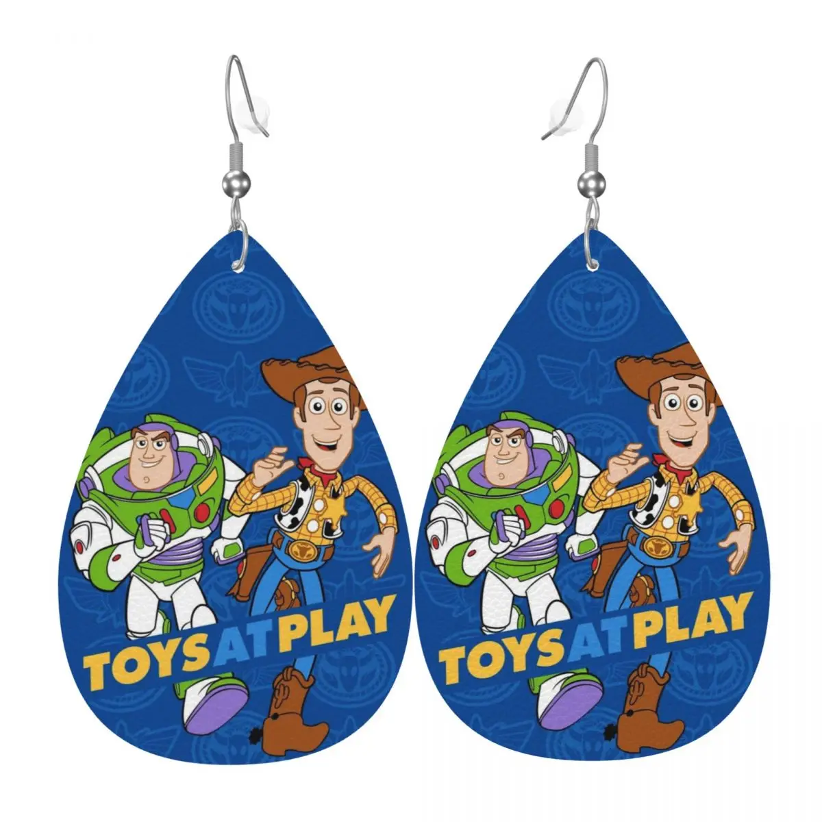 

Модные кожаные серьги-капли «История игрушек» для женщин, ювелирные украшения на День святого Валентина