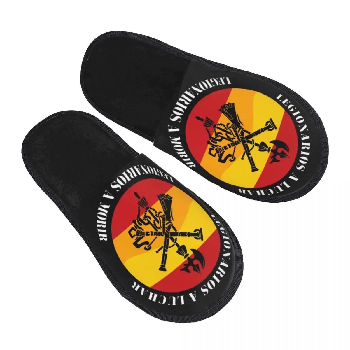 Spanish Legion Men Women Furry slippers Cosy pantoufle homme Home slippers