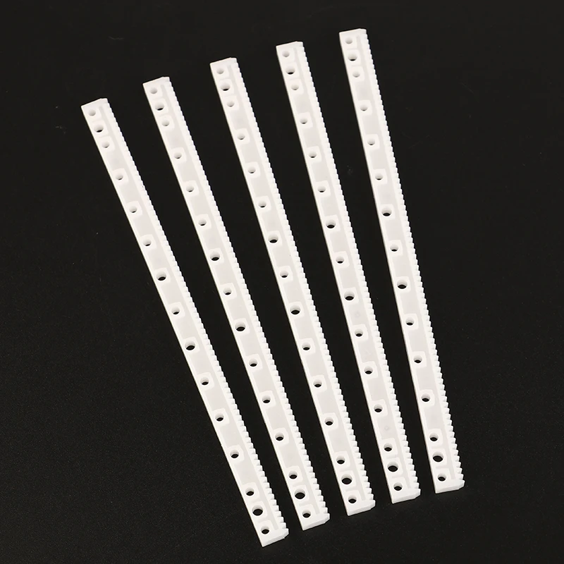 7X4X125MM Plastic Gear Rack Drive Sprocket Synchronous Wheel Toy Accessories 0.5 Mold Rack Plastic Tooth Type Track Bar