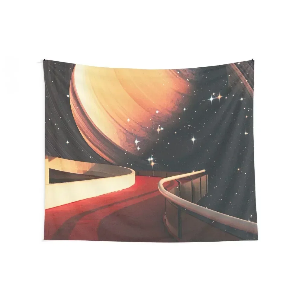 Path to Saturn Tapestry Decoration Aesthetic Bedroom Deco Room Decorations Tapestry