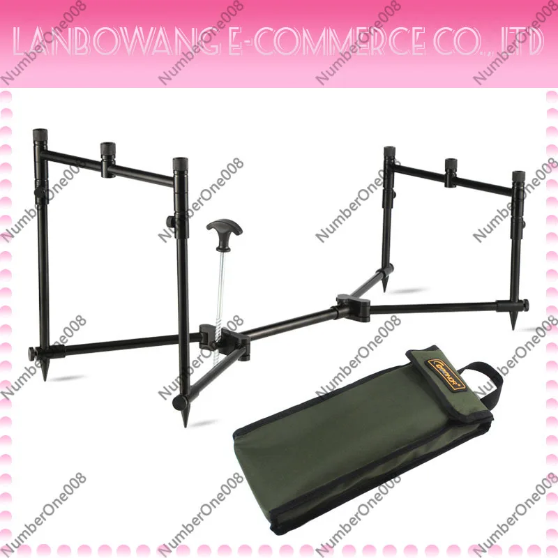 Cross-Border Aluminum Reservoir Rod Holder Quick-Fold Triple Head European Casting Sea Rod Stand Fishing Accessory