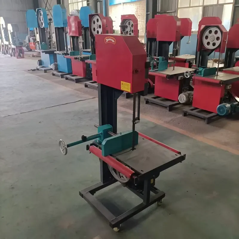 Stable Performance Wood Band Saw Machine Vertical Log Cutting Band Saw for Wood Sawmill Woodworking Processing Equipment
