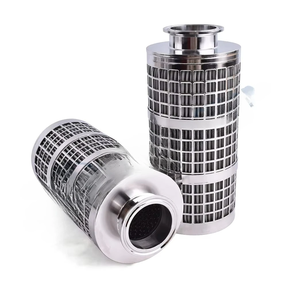 5 micron pleated filter stainless steel nickel metal filter 316l porous candle filter cartridge for oils and thick liquids