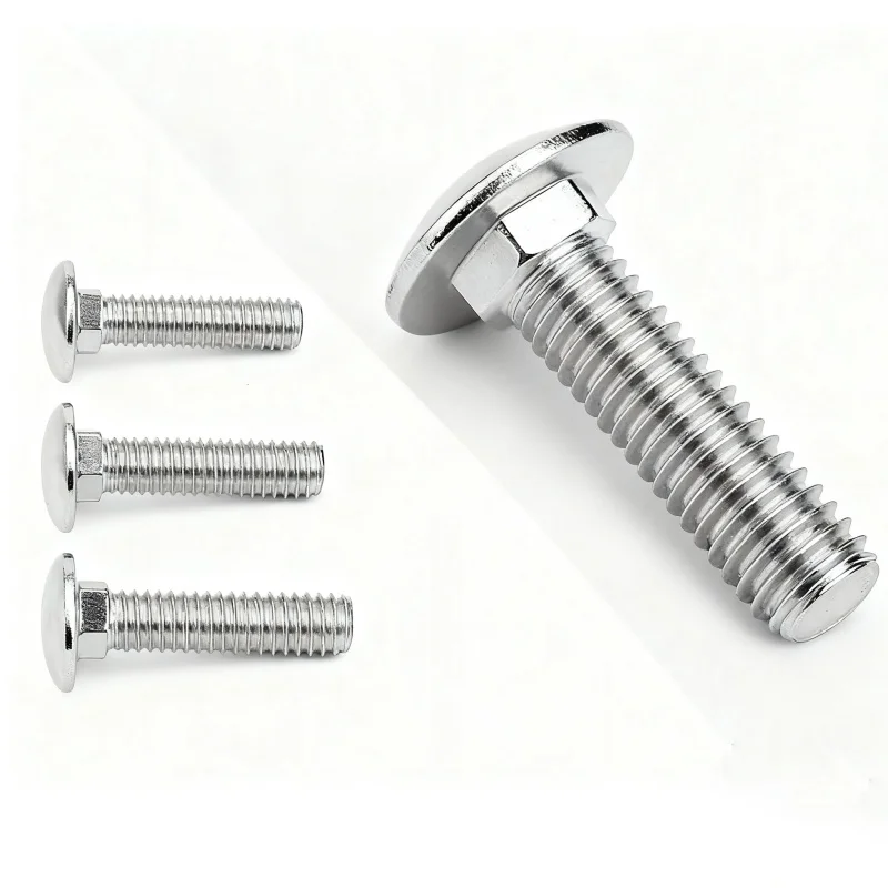 النقل الترباس M6 M8 M10 M12 316 الفولاذ المقاوم للصدأ الجمالون جولة رئيس ساحة الرقبة النقل المسمار مدرب الترباس ل الرف مكتب الأثاث #3