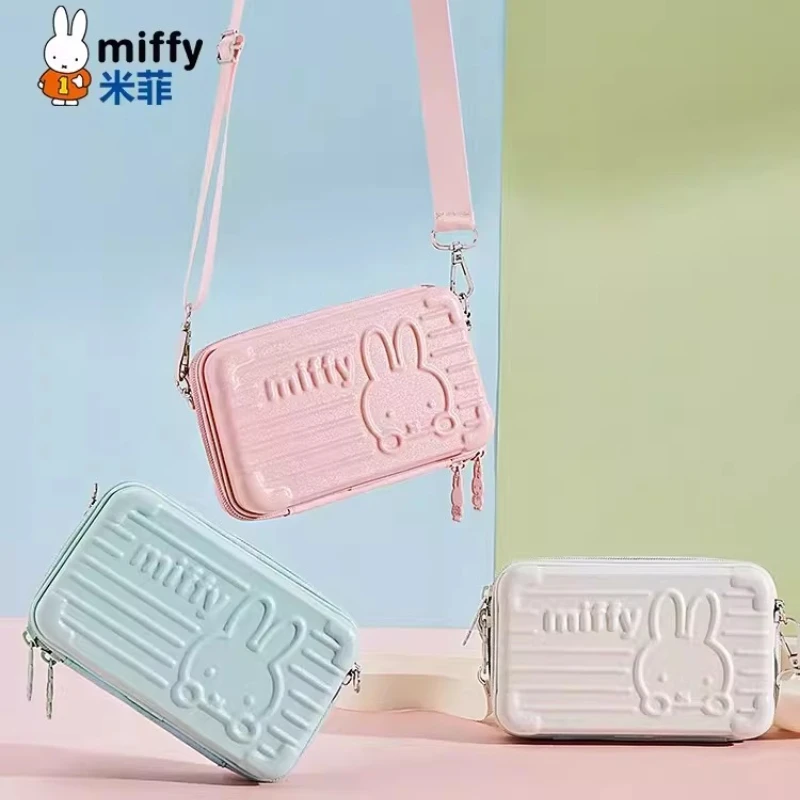 

Новая сумка-кроссбоди с мультяшным кроликом Миффи 2026 года для девочек, портативная косметичка в стиле каваи, подарок для пары на праздник