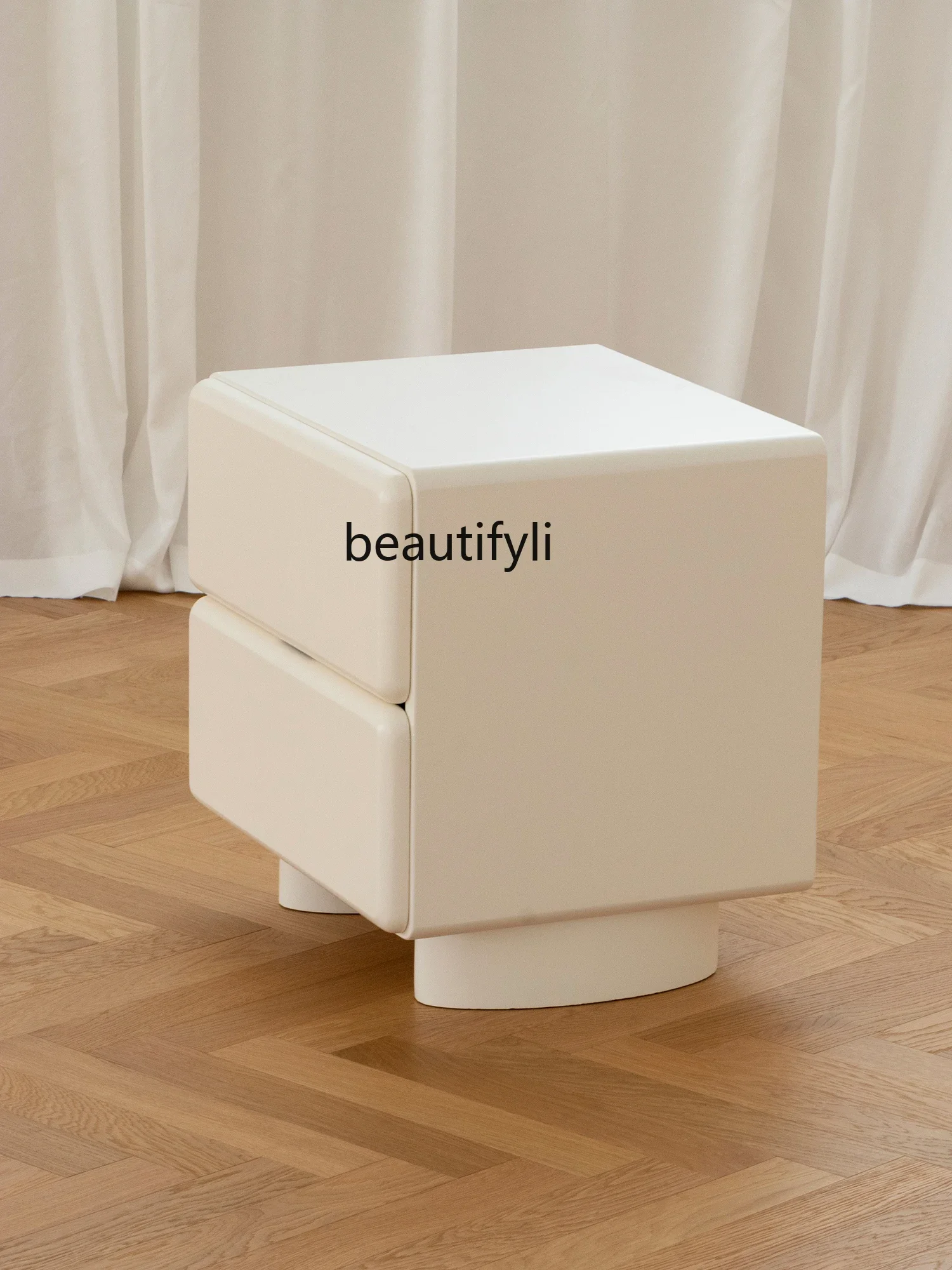 

Korean-Style Robot Bedside Table Home Small Apartment Bedroom Bedside Cabinet Simple Silent Style Storage Cabinet
