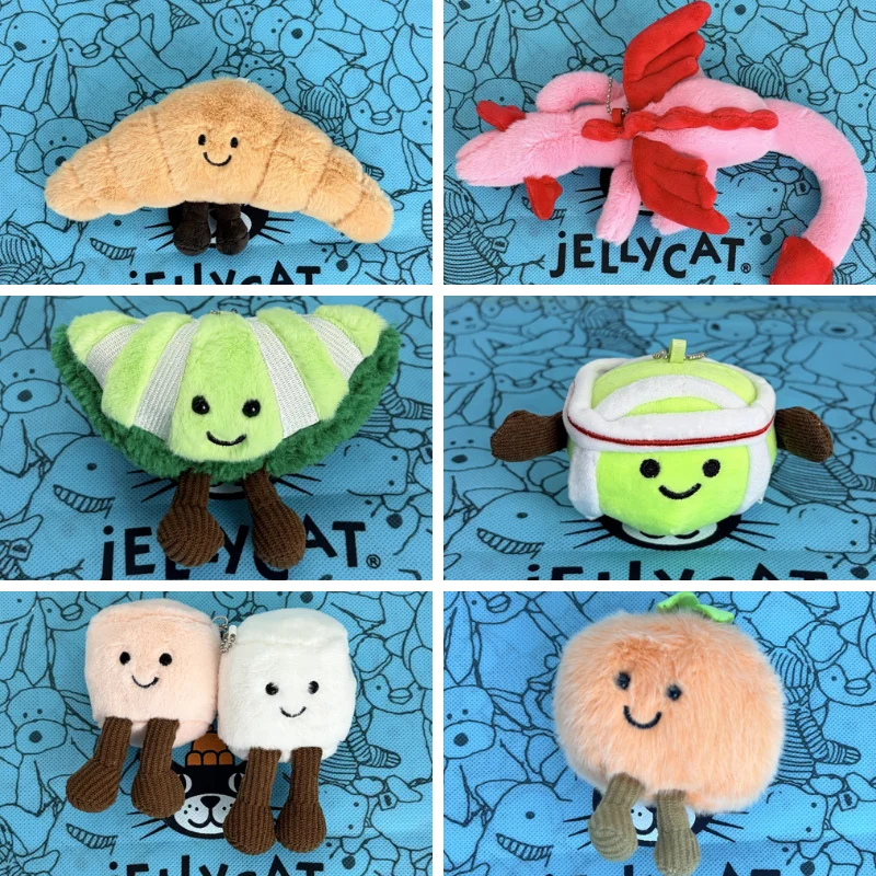 Colgante de Peluche de Malvavisco, Llavero de Peluche de Cereza, Llavero de Peluche de Oso de Barcelona, Juguete de Peluche de la Serie Peanut, Colgante para Mochila, Regalo de Graduación