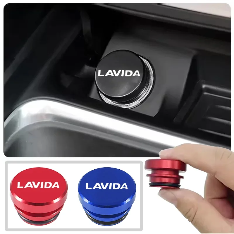 Car Cigarette Lighter Waterproof Cover Dustproof Protective Accessories For Volkswagen LAVIDA Logo Sagitar SR32 Touareg