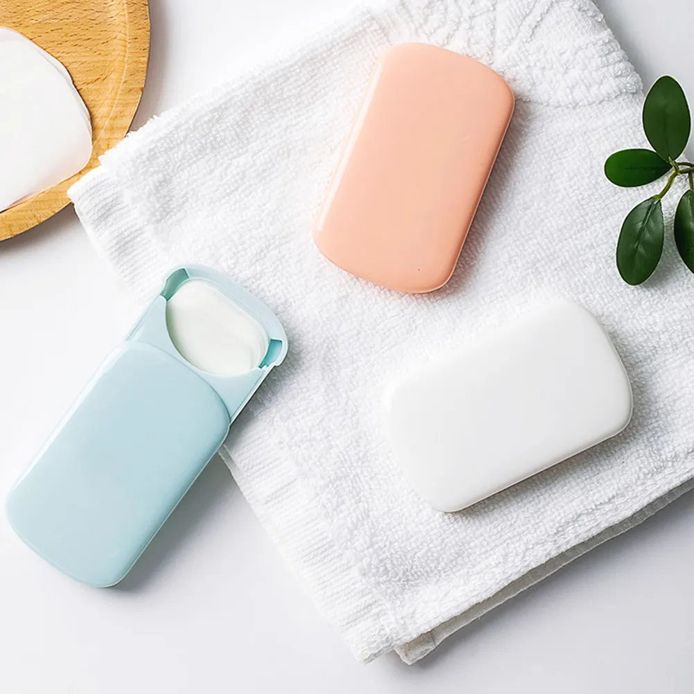 

2pcs Soap Sheets Disposable Portable Hand Cleaning Tablets For Travel Home Outdoor Use Fragrant Washable Paper Perfect Gift