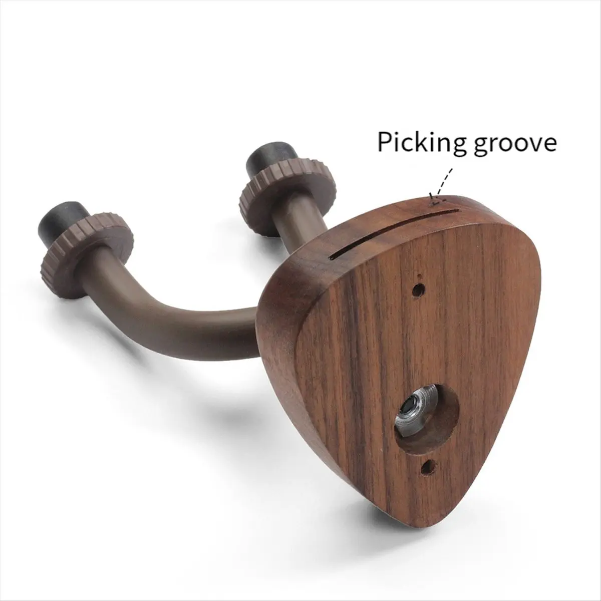 

Y370A ГОРЯЧИЙ настенный крючок для вешалки для гитары, деревянное основание, банджо, держатель для шеи акустической электрогитары, подставка с медиатором, B