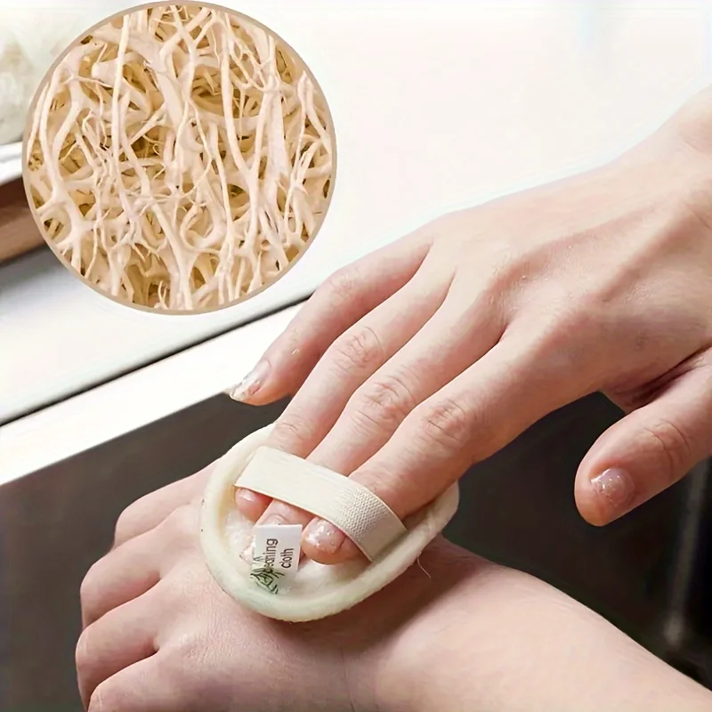 3 szt. Rękawica z luffy do mycia twarzy ręcznik do czyszczenia gąbka złuszczająca głęboko oczyszczający zmywacz do makijażu podkładka do czyszczenia twarzy