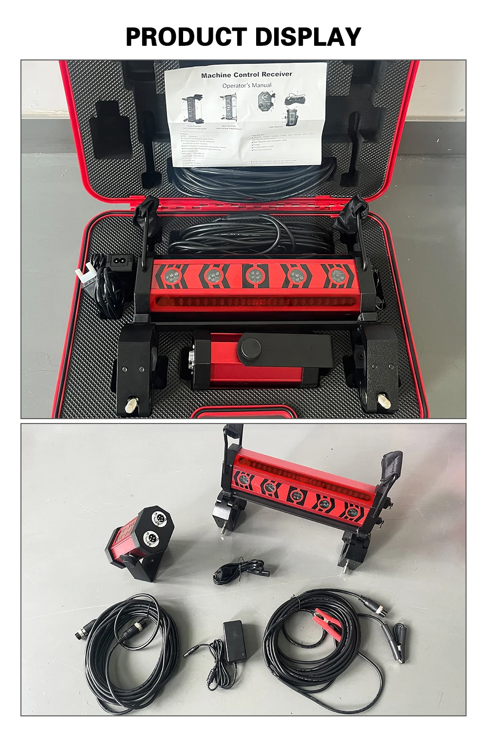 

2026 YD360R-A Engineering Remote Machine Control Laser Receiver Red Beam Rotatory red beam Laser Level