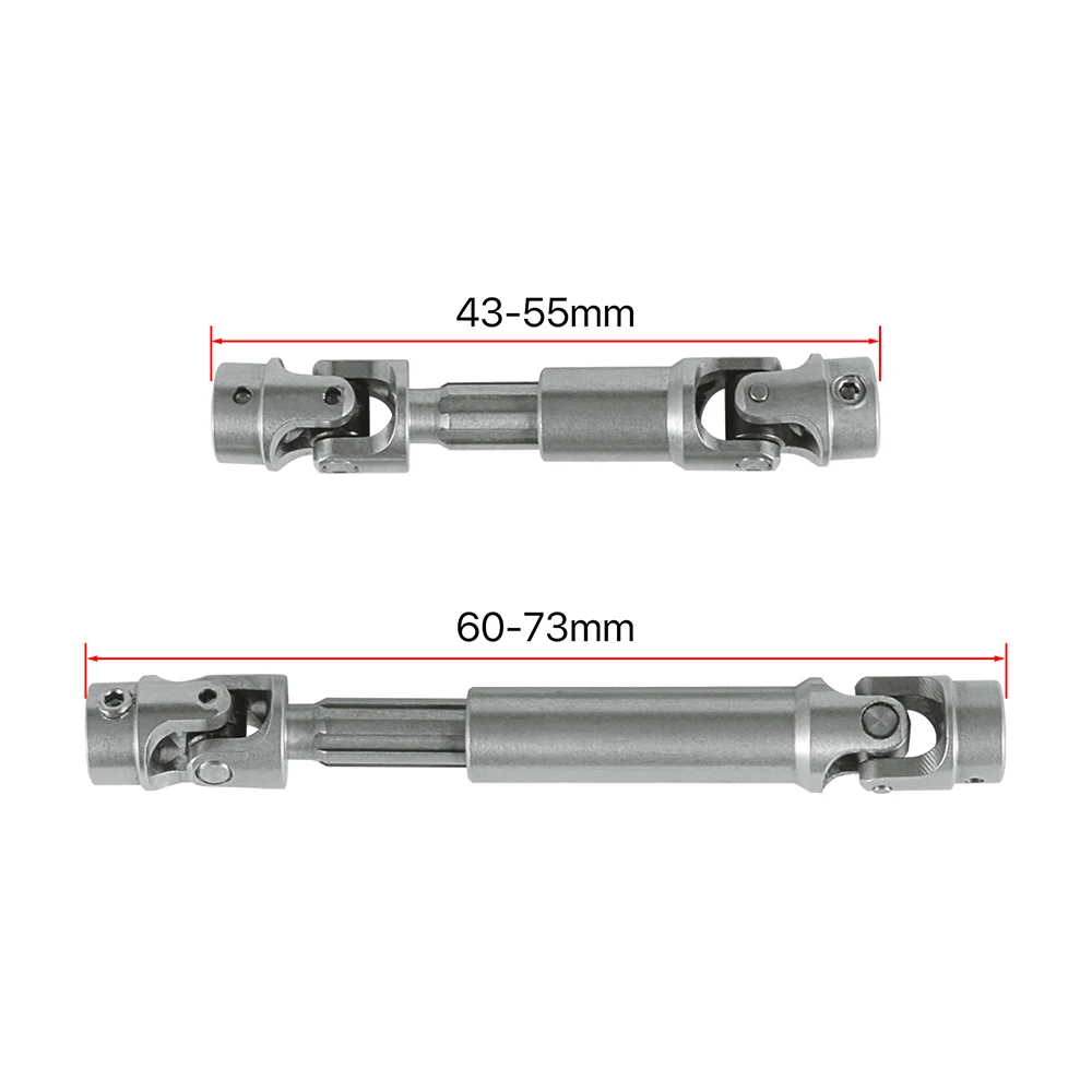 9imod Stainless Steel Center Drive Shafts for Traxxas TRX4M Upgrades 1/18 RC Crawler Parts Bronco Remote Control Car Accessories