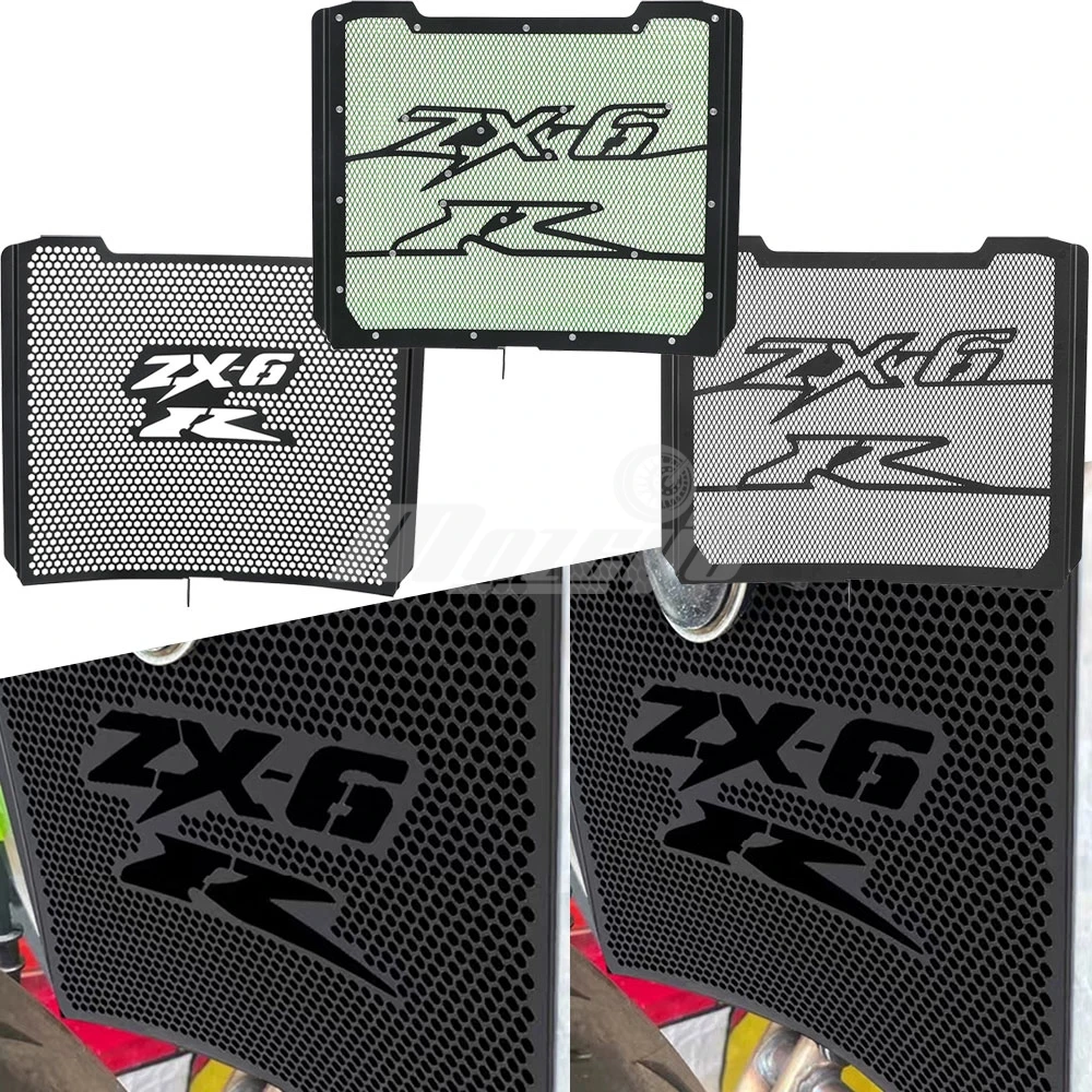 Radiator Guards For Kawasaki ZX6R ZX-6R 2009 2010 2011 2012 2013 2014 2015 2016 2017 2018 2019 2020 2021 2022 2023 2024 2025