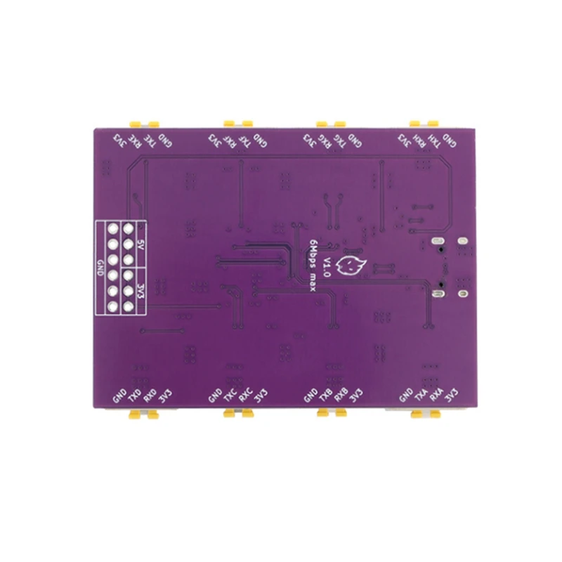 USB to 8 Channels Ways TTL Serial Port USB Type-C Interface 6Mbps High-Speed CH348 Chip Communication Conversion Module-A32R