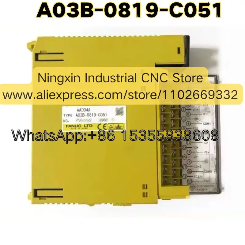 A03B-0819-C051 Used IO Module Function Intact A03B 0819 C051 Shipped Quickly