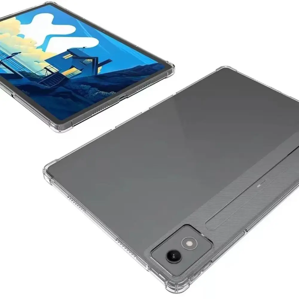 Capa para tablet de 12,7 polegadas para Lenovo Xiaoxin Pad Pro 2025 TPU transparente capa protetora macia à prova de choque