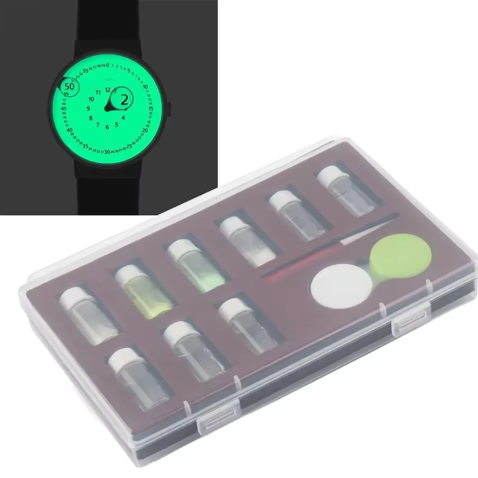

4 Colors Professional Watch Luminous Fluorescent Powder Watch Repairing Tool Kit Watch Fluorescent Powder Watch Luminous Powder