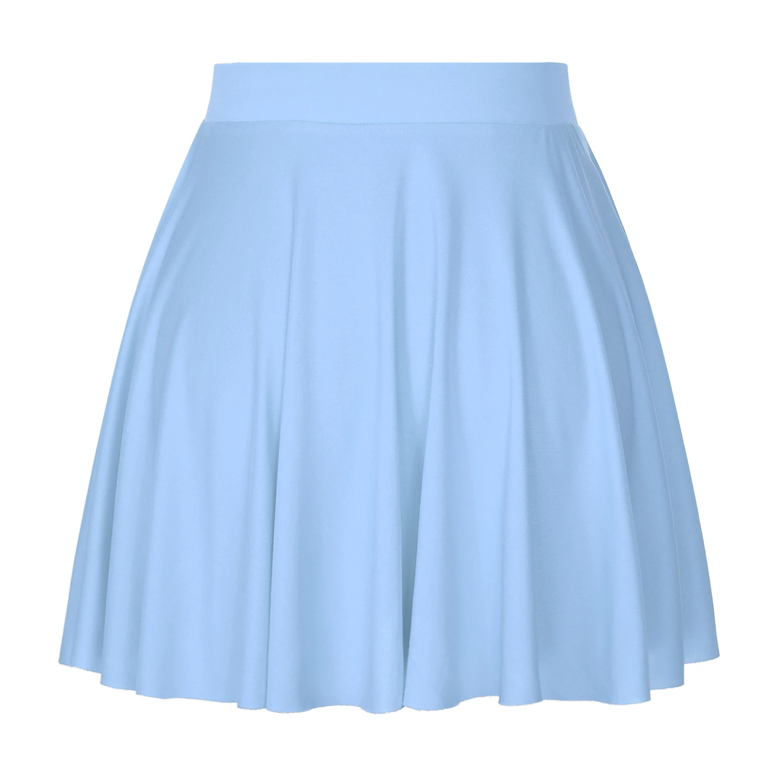 Womens Pleated Tennis Skirt Summer Solid Color Mini Skirt Sports Golf Tennis Skirts Sports Workout Running Short Dress Sportwear