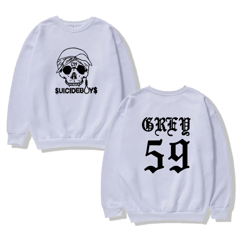 Autumn Winter Suicideboys G59 Rapper Hip-Hop Music Crew Neck Sweatshirt Gift for Fans  O-Neck Sweatshirt for Men and Women Album