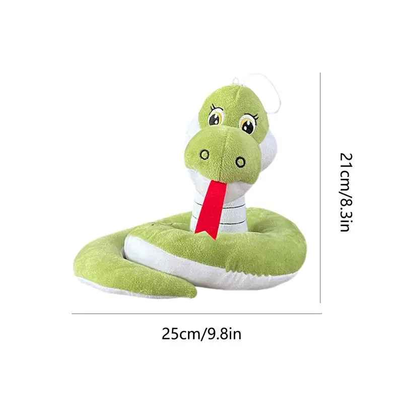 Cuscino di peluche per bambola di serpente Cuscino di serpente di cartone animato farcito Morbido cuscino per abbracciare il serpente Decor per bambini Ragazze Ragazzi Bambini di tutte le età